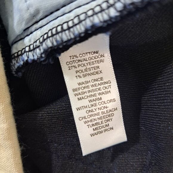 Ann Taylor LOFT Women's Dark Denim Curvy Sexy Boot Sz 28 - Picture 8 of 9